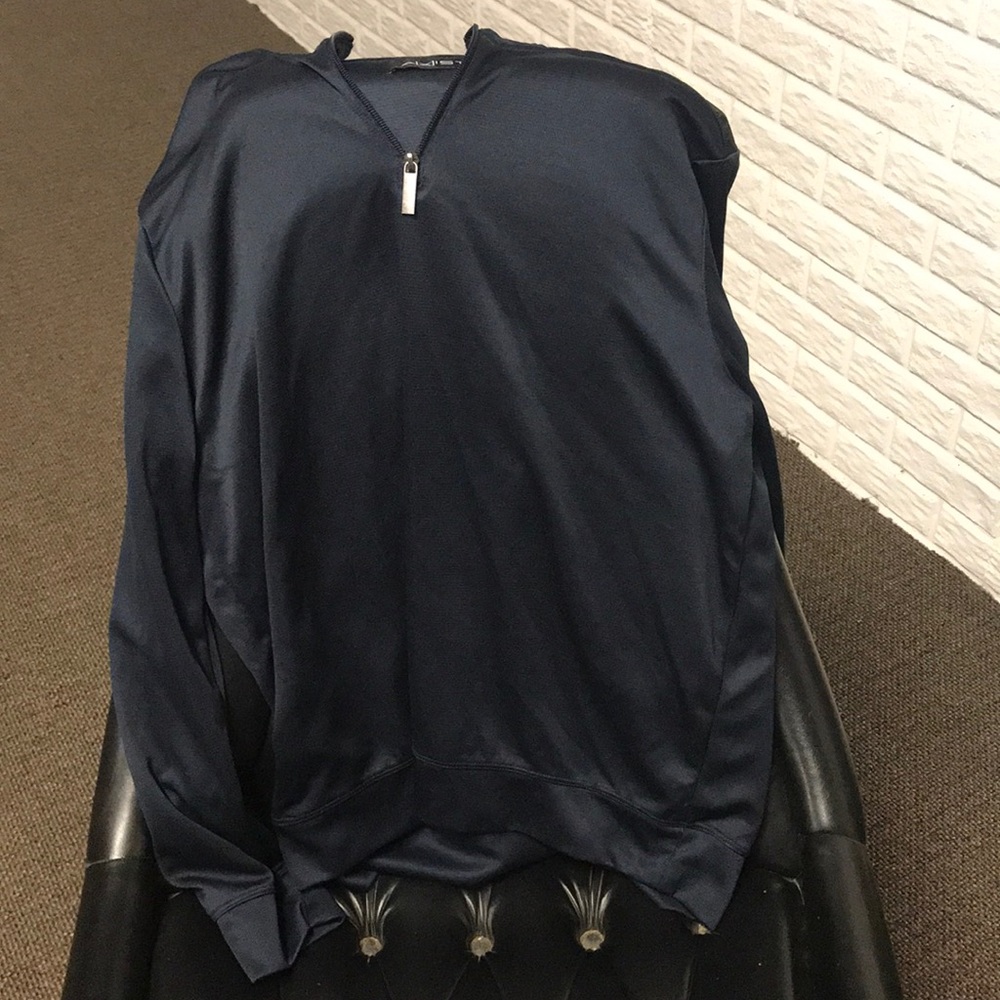 Dark Blue Quarter Zip-Up